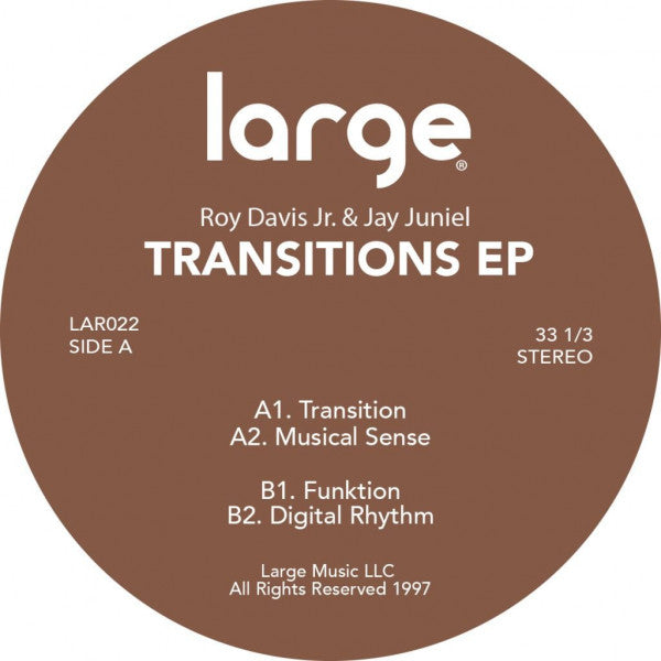 ROY DAVIS JR. & JAY JUNIEL - TRANSITIONS 12" (LARGE)