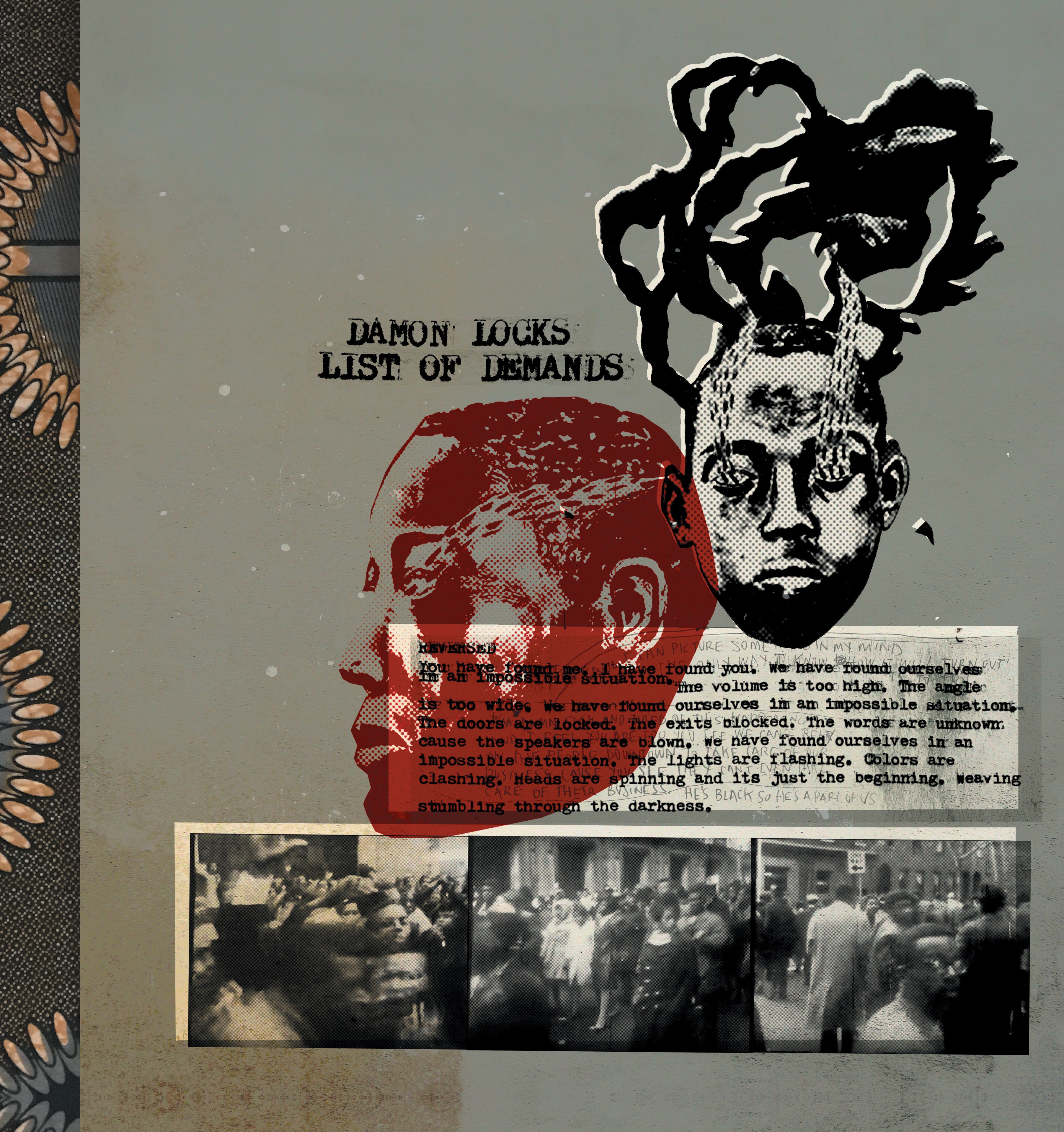 DAMON LOCKS - LIST OF DEMANDS LP (INTERNATIONAL ANTHEM RECORDING COMPANY)