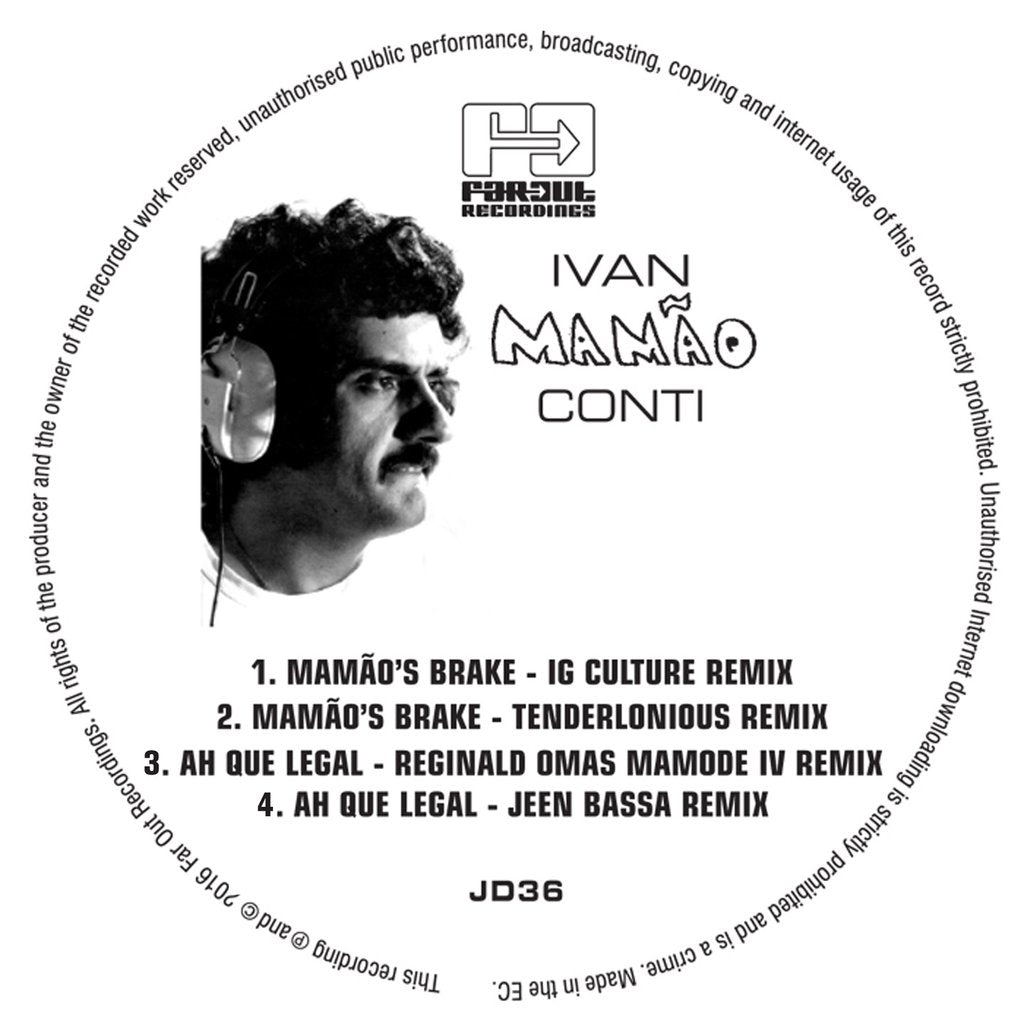 Ivan Conti - Mamao's Brake / Ah Que Legal (IG Culture & 22a Remixes) 12" (FAR OUT)