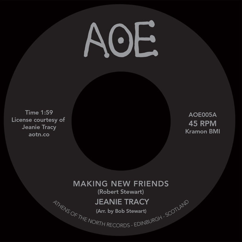 Jeanie Tracy - Making New Friends 7" (Athens Of The North)