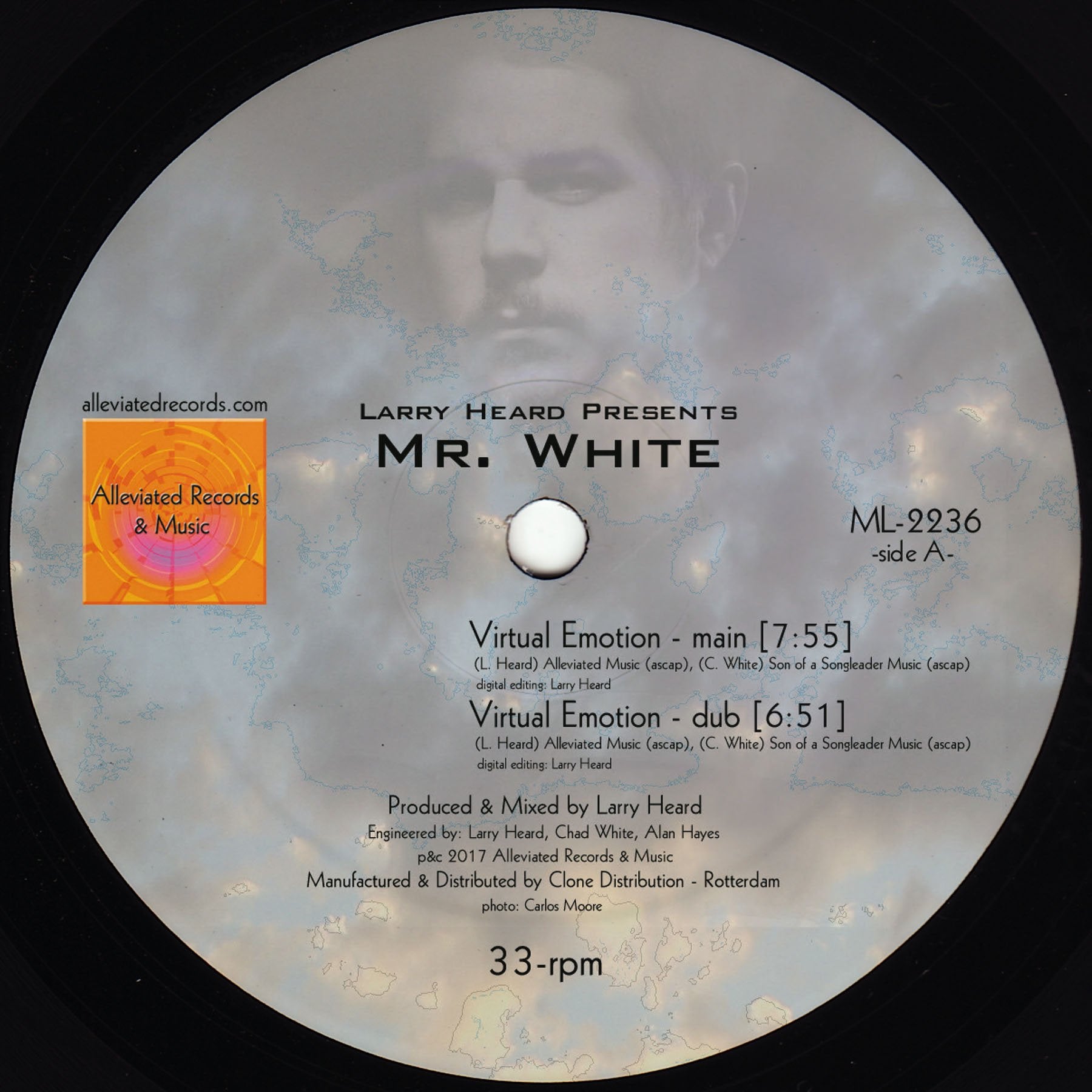 Larry Heard Presents Mr. White - Virtual Emotion / Supernova 12" (ALLEVIATED)