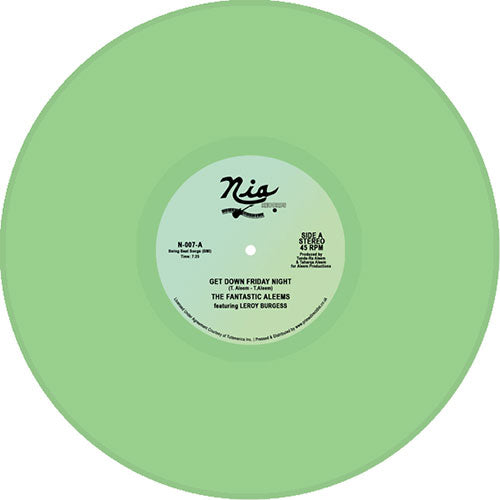 The Fantastic Aleems / Leroy Burgess - Get Down Friday Night 12" (NIA)
