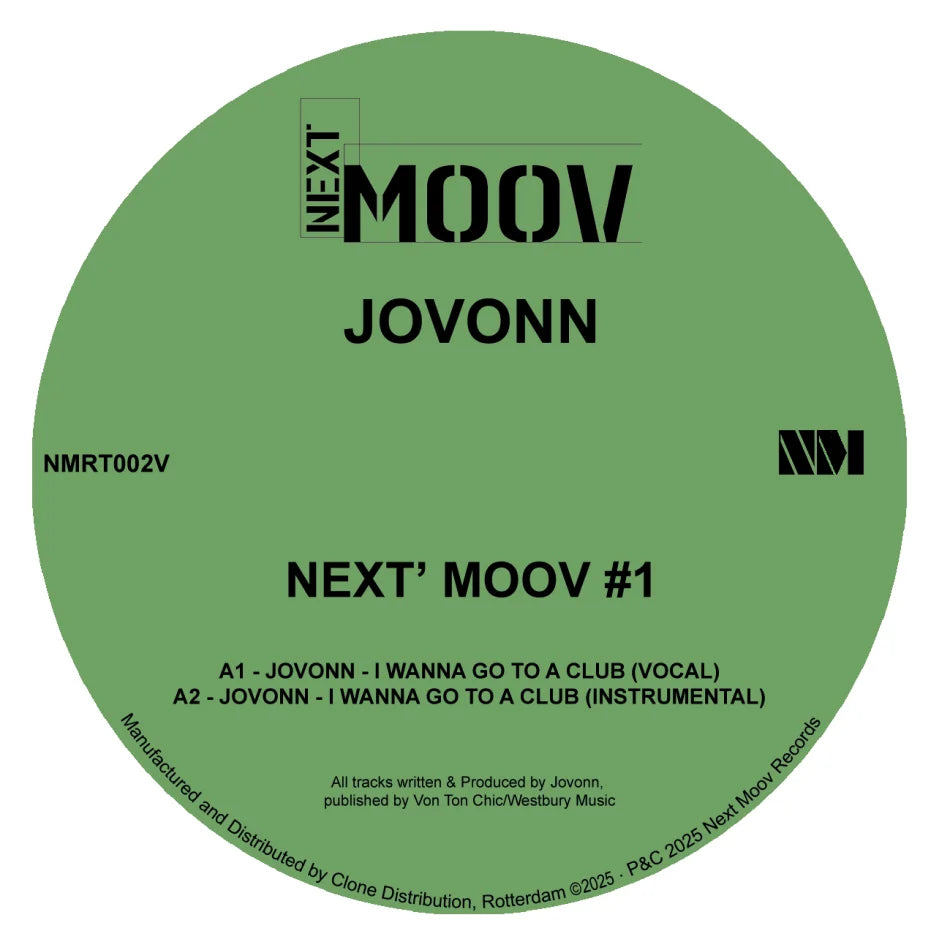 JOVONN - NEXT MOOV #1 12" (NEXT MOOV RECORDS)