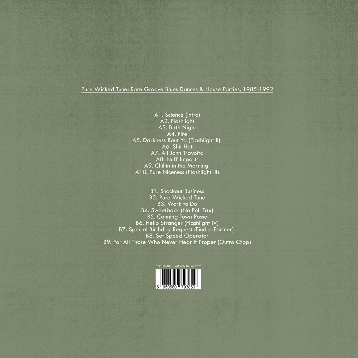 Various - Pure Wicked Tune: Rare Groove Blues Dances & House Parties, 1985​-​1992 LP (DEATH IS NOT THE END)