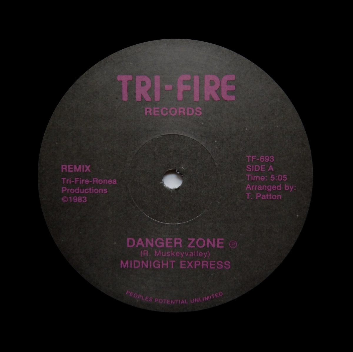 MIDNIGHT EXPRESS SHOW BAND - DANGER ZONE 12" (TRI-FIRE RECORDS)