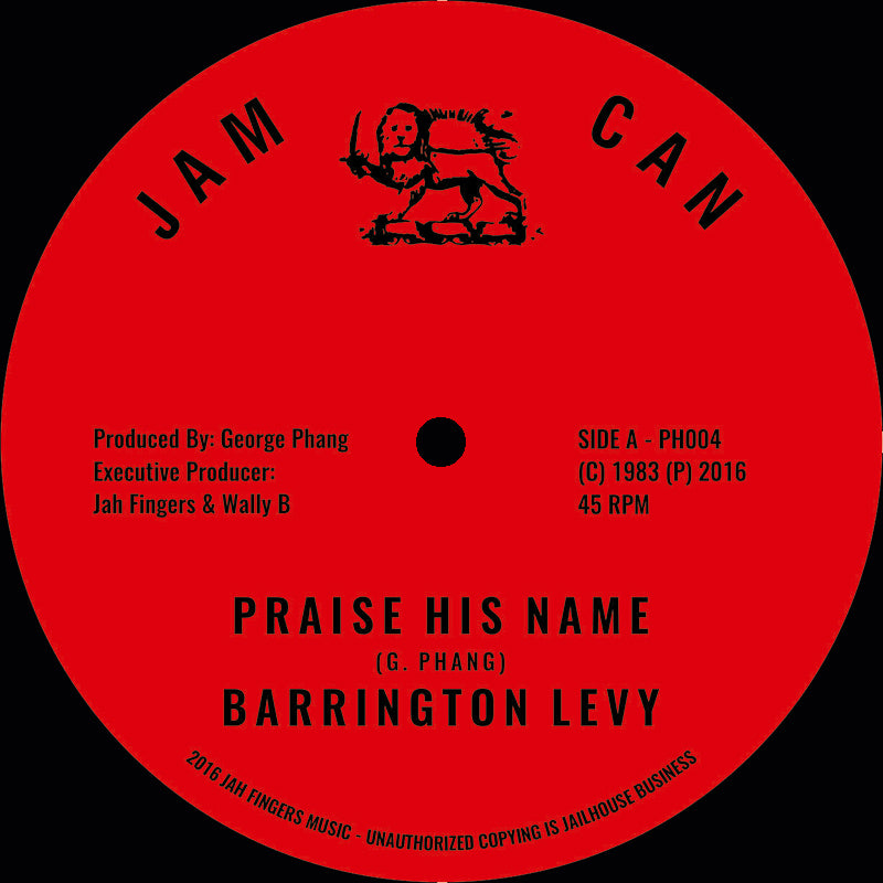 BARRINGTON LEVY - PRAISE HIS NAME 12" (JAM CAN)