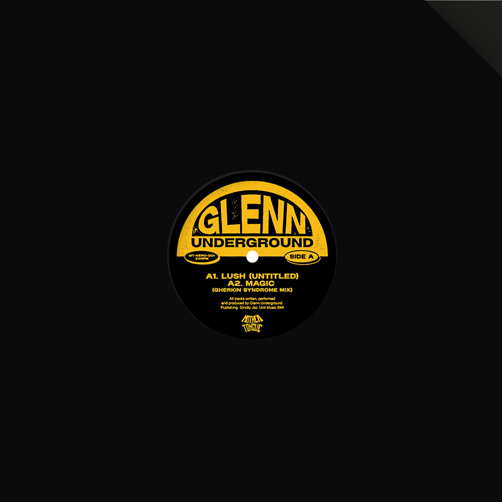 GLENN UNDERGROUND - MOTHER TONGUE X NEROLI EP 12" (MOTHER TONGUE X NEROLI)