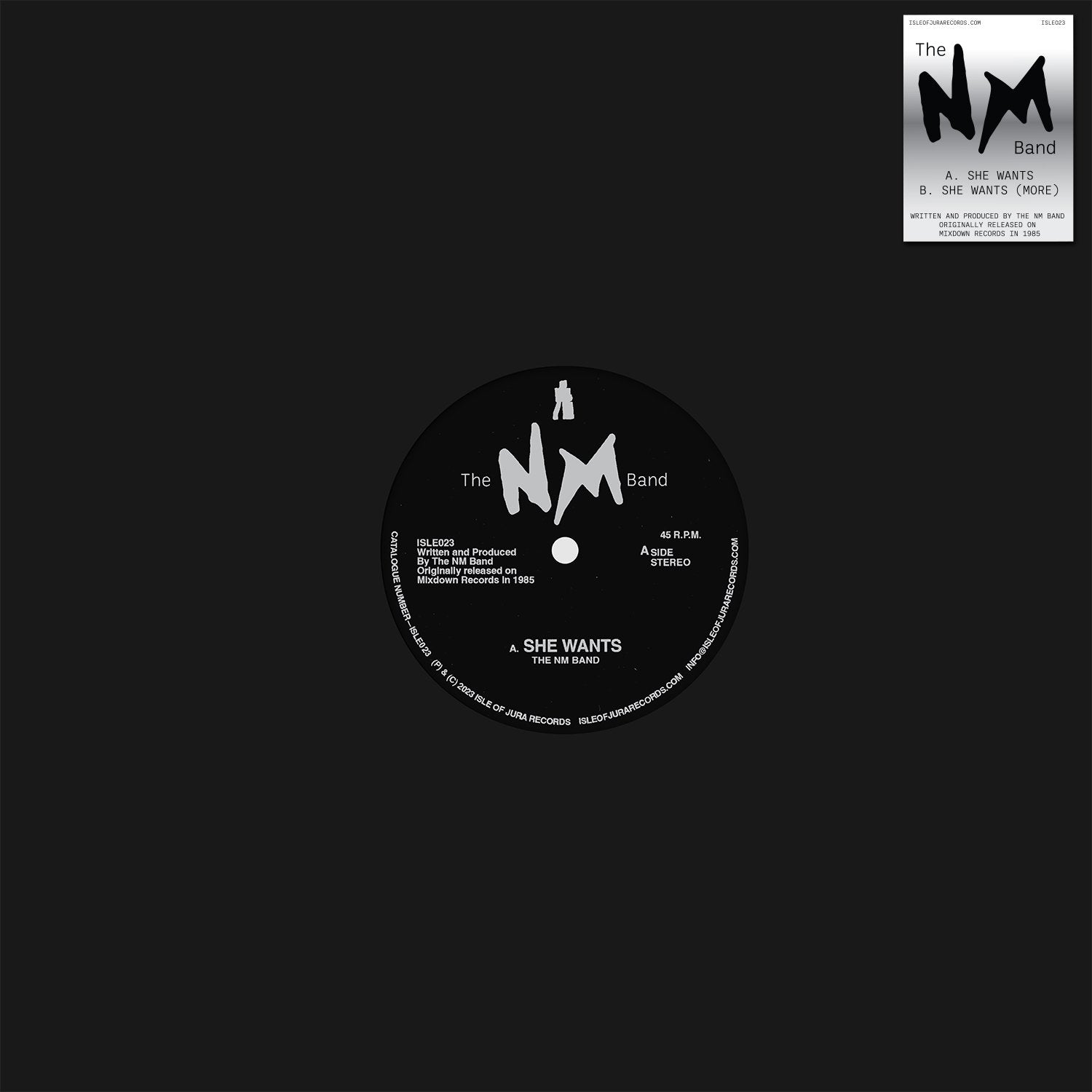 The NM Band - She Wants 12" (ISLE OF JURA)