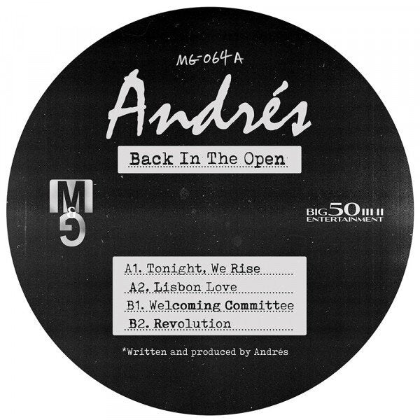 Andres - Back In The Open 12" (MOODS & GROOVES)