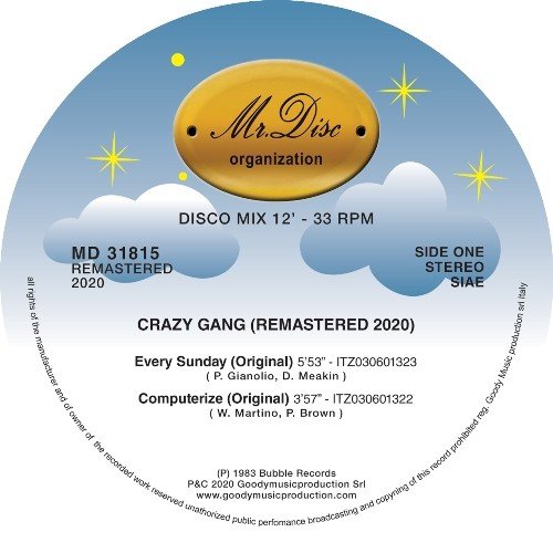 Crazy Gang - Crazy Gang LP (MR DISC ORGANIZATION)