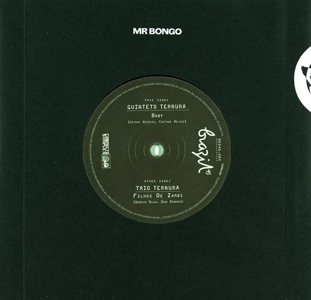 QUINTETO TERNURA / TRIO TERN - BABY / FILHO DE ZAMBI 7"	(MR BONGO)
