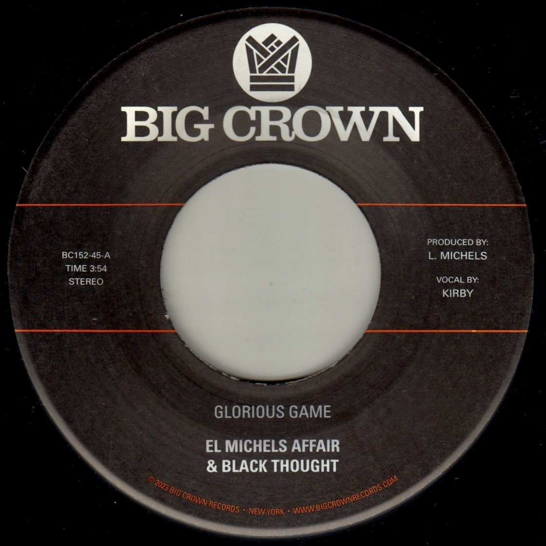 El Michels Affair & Black Thought - Glorious Game 7" (BIG CROWN)