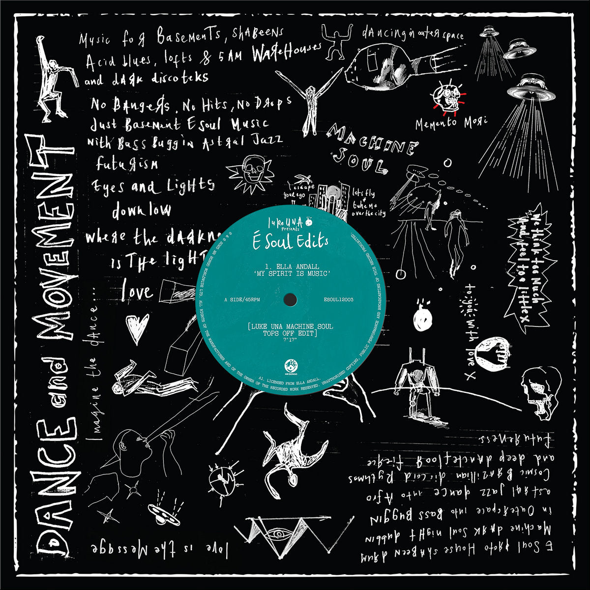 VARIOUS ARTISTS - LUKE UNA - É SOUL EDITS 12" (E SOUL CULTURA / MR BONGO)