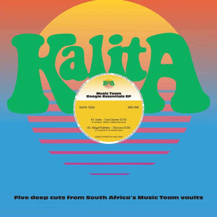 VARIOUS ARTISTS - MUSIC TEAM BOOGIE ESSENTIALS EP 12" (KALITA)