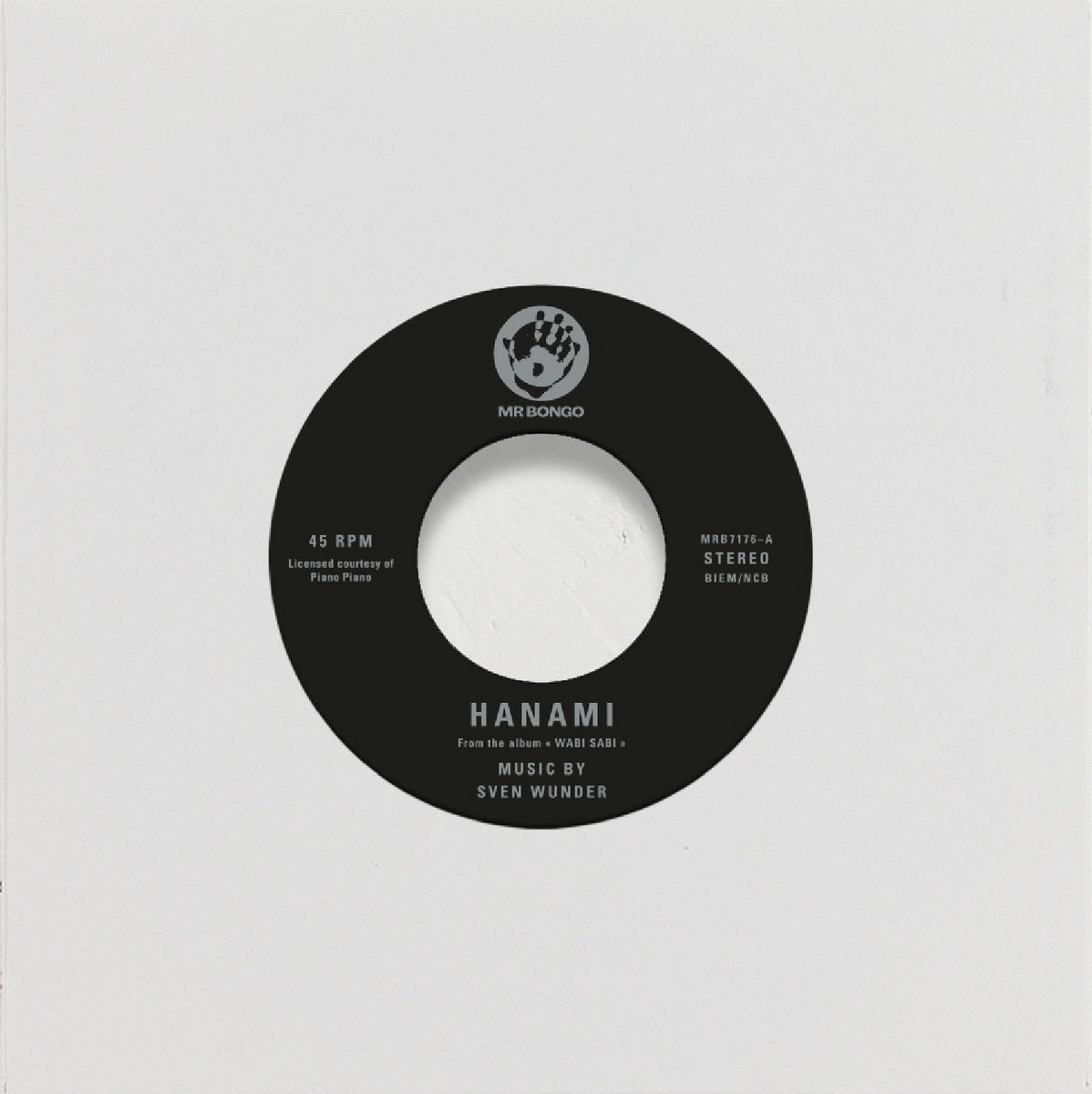 Sven Wunder - Wabi Sabi 7" (MR BONGO)