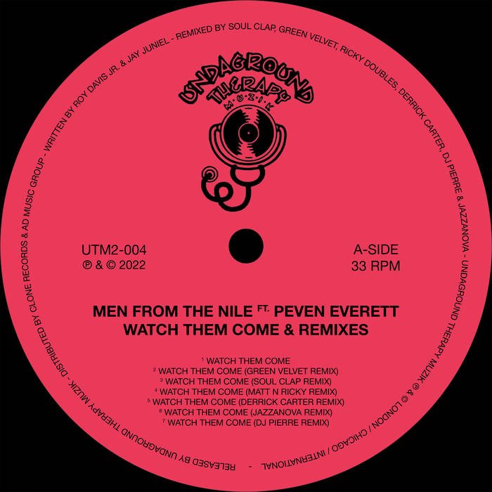 Men From The Nile - Watch Them Come & Remixes 12" (UNDAGROUND THERAPY MUZIK)