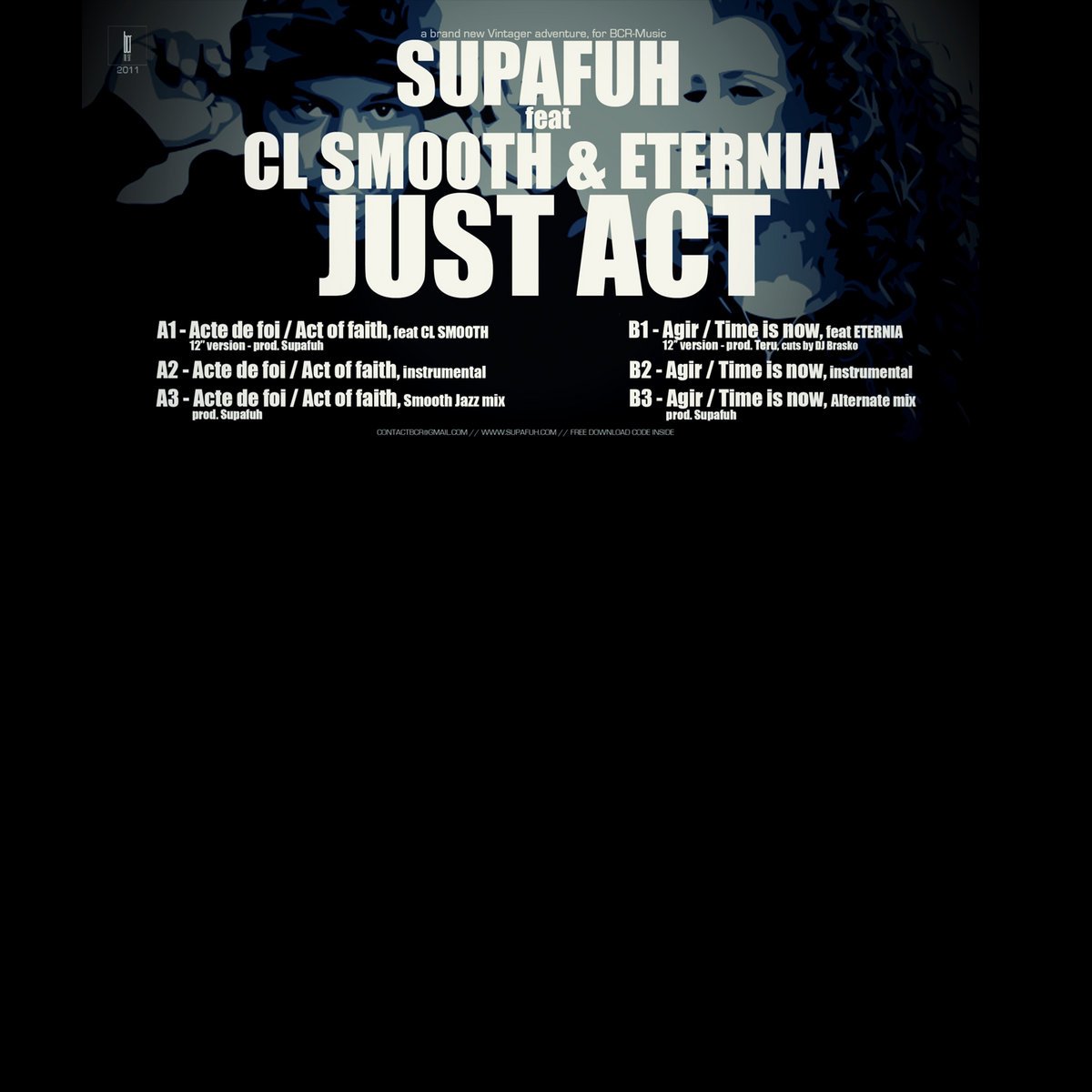 Supafuh Fest. CL Smooth & Eternia - Just Act 12" (BCR)