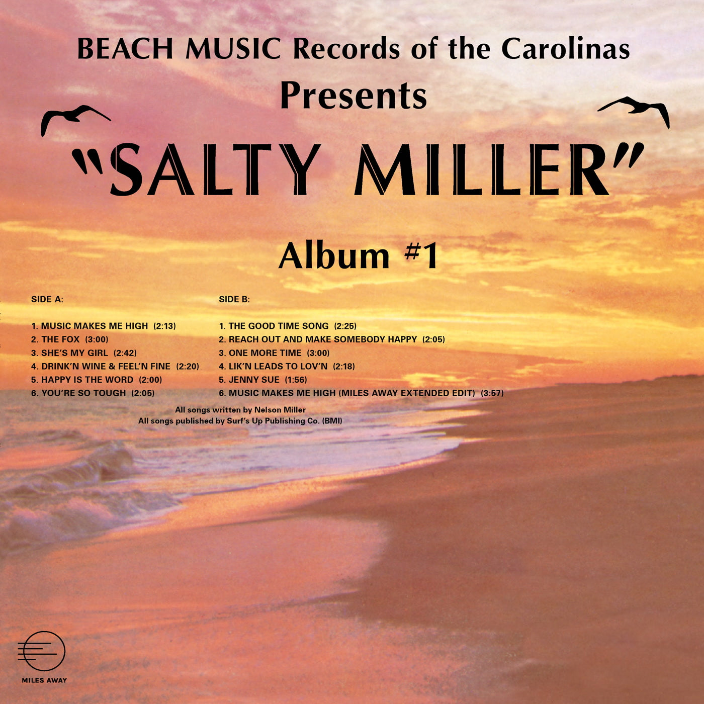 SALTY MILLER - ALBUM # 1 LP (MILES AWAY RECORDS)
