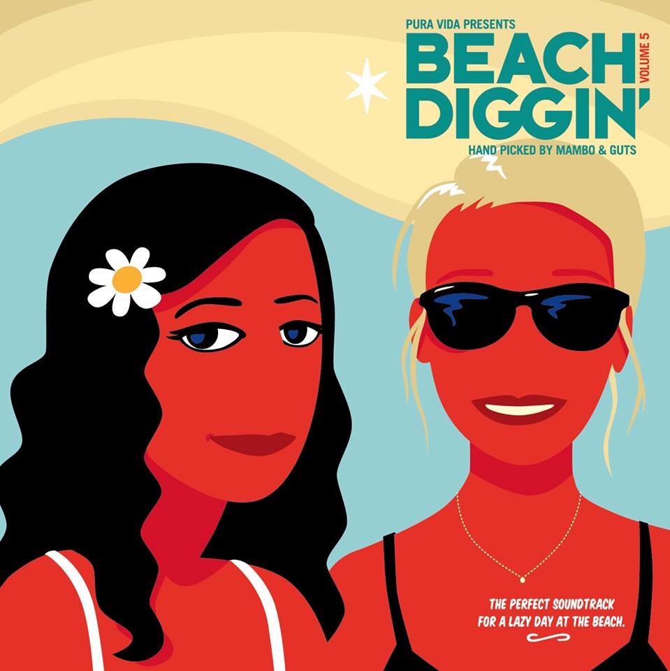 V/A - Beach Diggin' Vol. 5 by Guts & Mambo 2LP (HEAVENLY SWEETNESS)