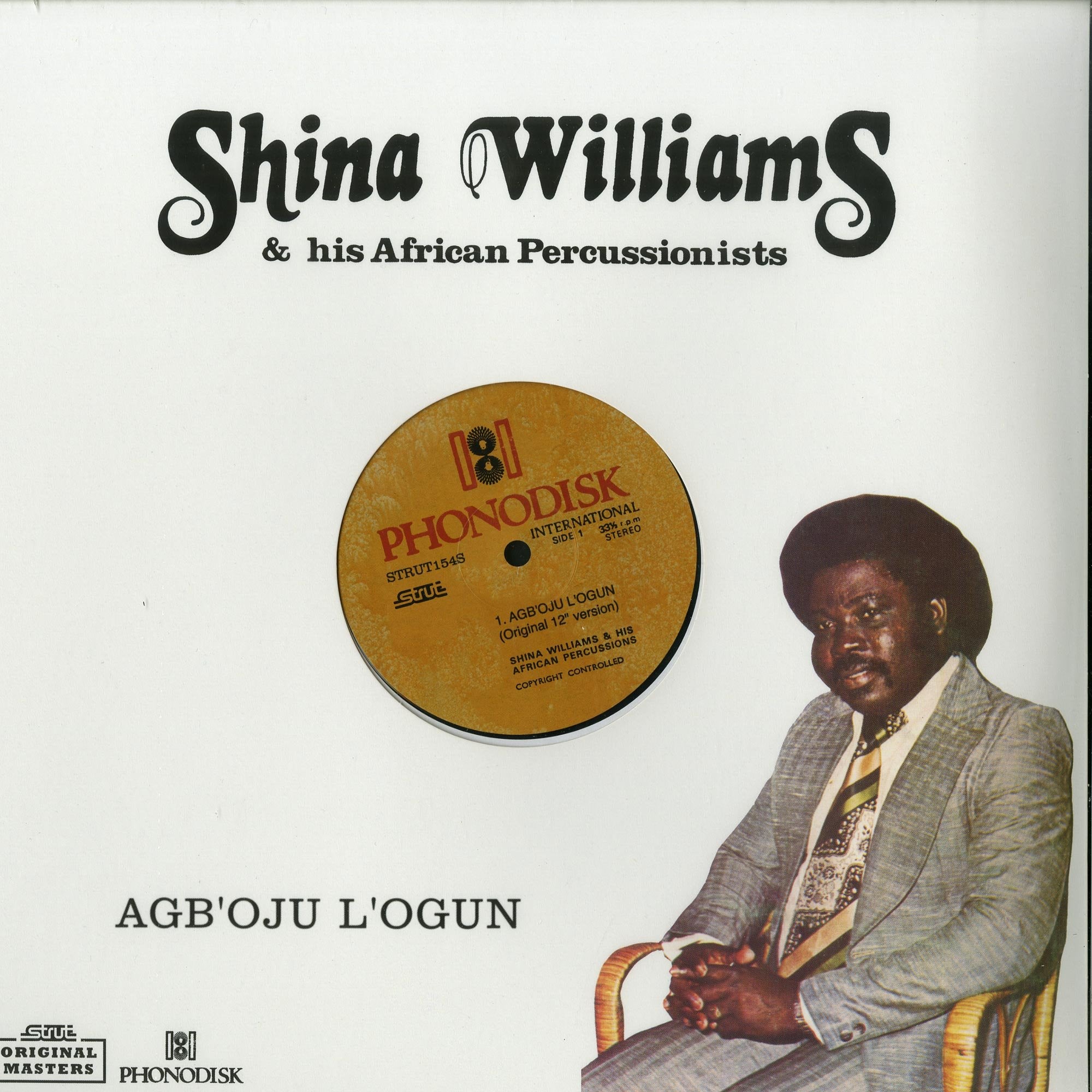 Shina Williams & His African Percussions - Agb'oju L'ogun 12" (STRUT)
