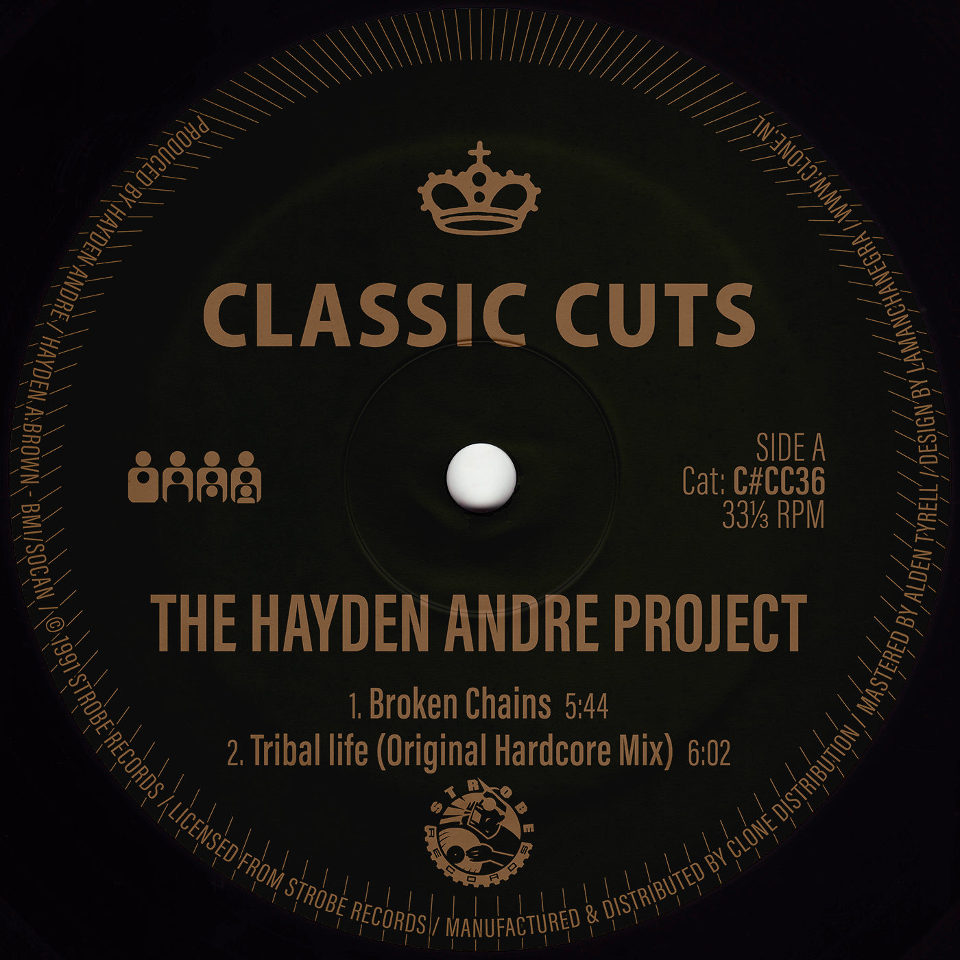 THE HAYDEN ANDRE PROJECT / KINGDOM COME - TRIBAL LIFE / GROOVY BABY EP 12" (CLONE CLASSIC CUTS)