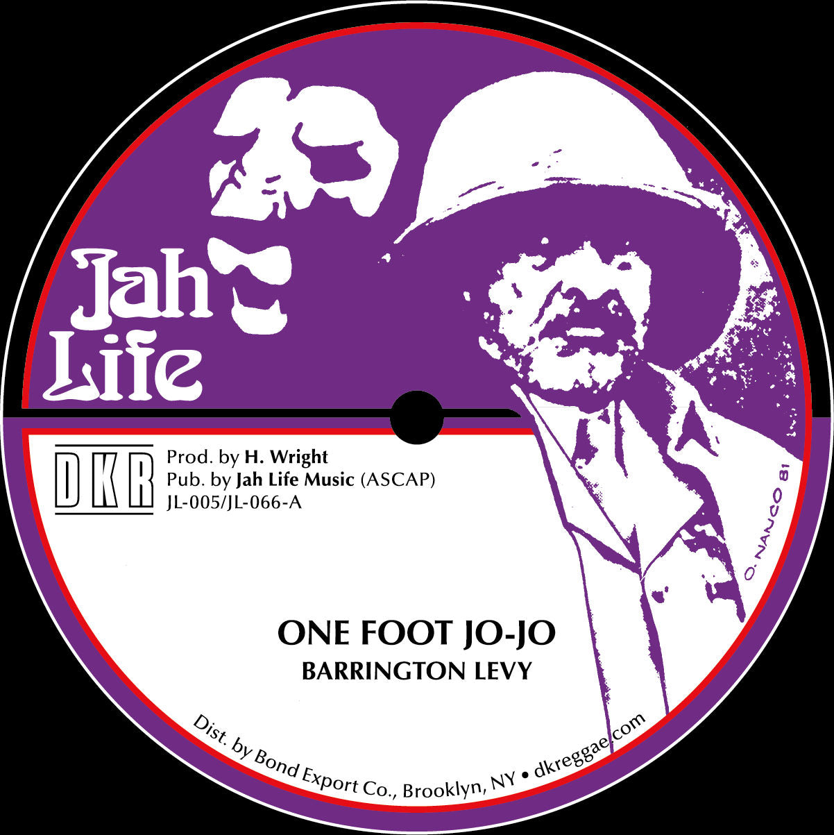 BARRINGTON LEVY - ONE FOOT JO-JO / TO LOVE SOMEONE 12" (JAH LIFE)