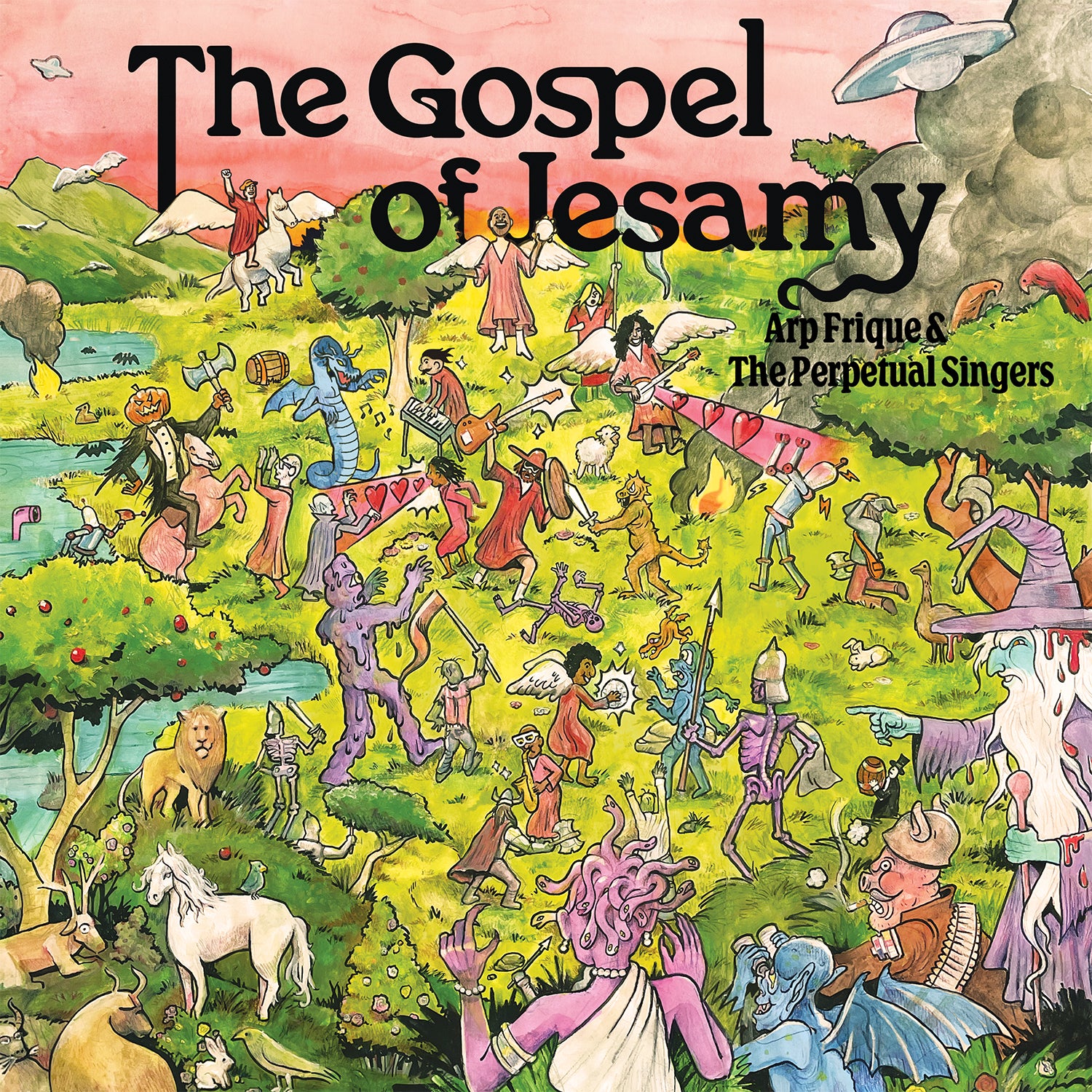 ARP FRIQUE & THE PERPETUAL SINGERS - THE GOSPEL OF JESAMY LP	(COLORFUL WORLD)