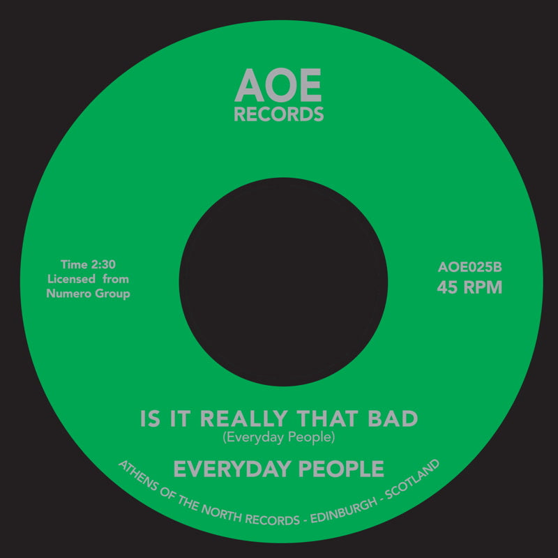 Everyday People - Super Black 7" (AOE)