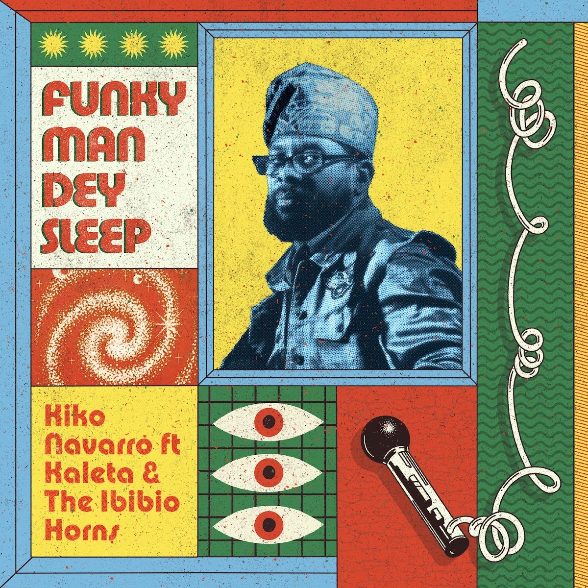 Kiko Navarro ft Kaleta & The Ibibio Horns - Funky Man Dey Sleep 12" (CANOPY)