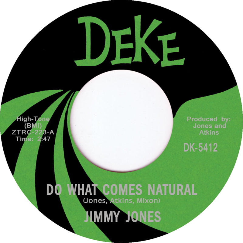 Jimmy Jones - Do What Comes Natural / Live & Let Live 7" (CH-AT)