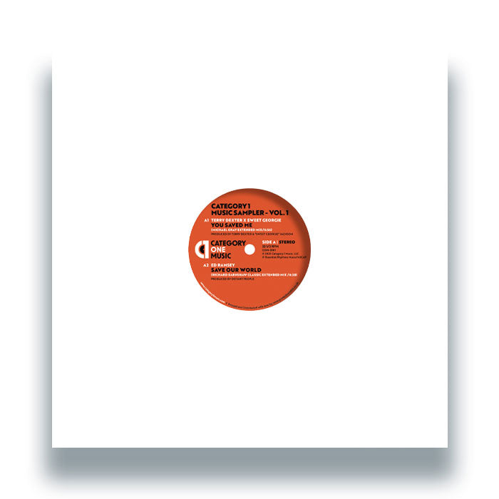 Terry Dexter / Ed Ramsey / Shawn Christopher / Lee Wilson - Category 1 Music Sampler - Vol. 1 12" (CATEGORY 1)
