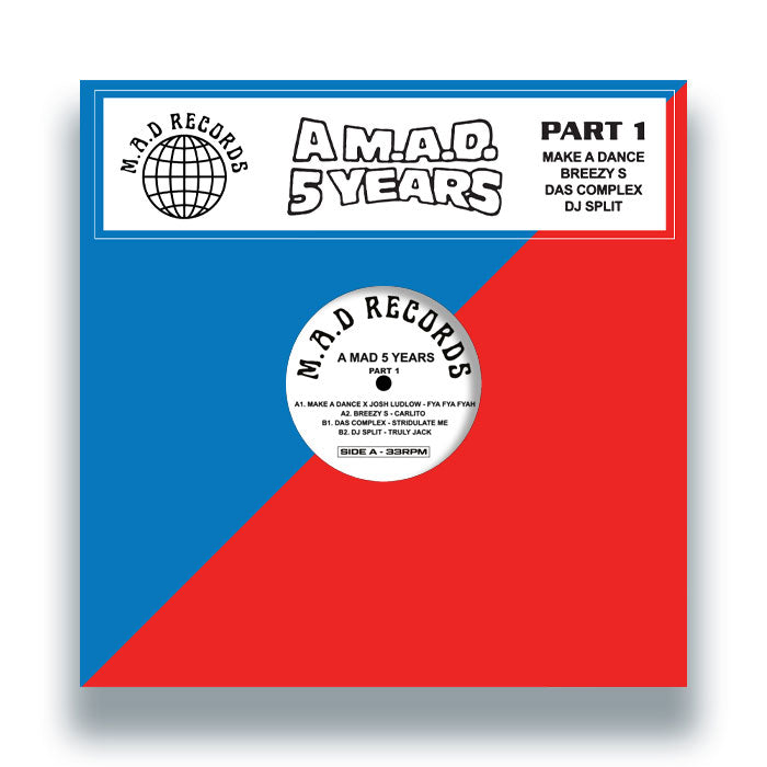 Various Artists - A M.A.D 5 YEARS Pt.1 12" (M.A.D RECORDS)