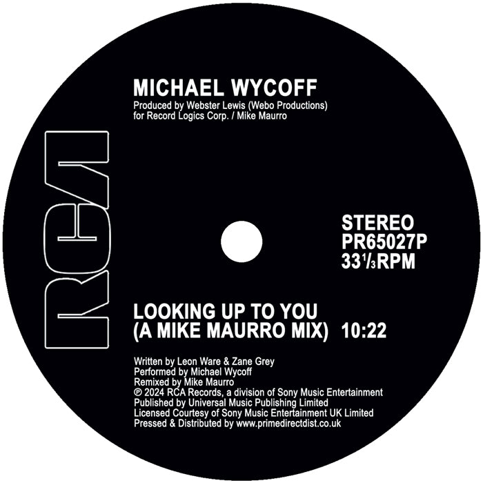 Michael Wycoff - Looking Up to You (Mike Maurro Mix) 12" (Brookside Music)