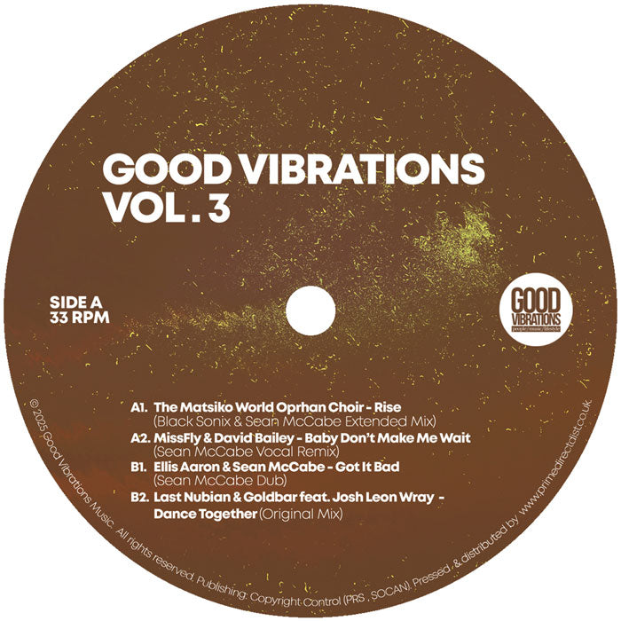 Various Artists - Good Vibrations, Vol. 3 12" (GOOD VIBRATIONS MUSIC)