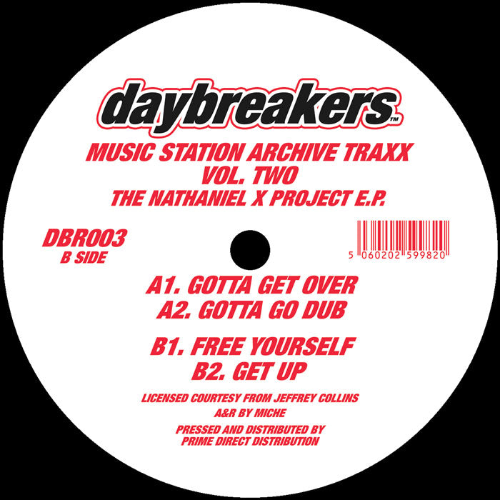 The Nathaniel X Project - Music Station Archive Traxx Vol. 2 12" (DAYBREAKERS)