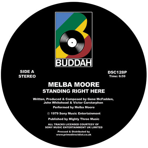 Melba Moore - Standing Right Here / Make Me Believe in You 12" (Buddah)