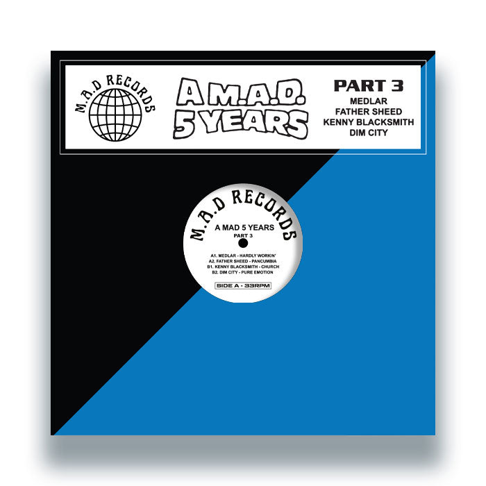Various Artists - A M.A.D 5 YEARS Pt.3 12" (M.A.D RECORDS)