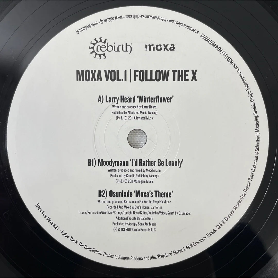 LARRY HEARD / MOODYMANN / OSUNLADE -MOXA VOL.1 - FOLLOW THE X 12" (REBIRTH)