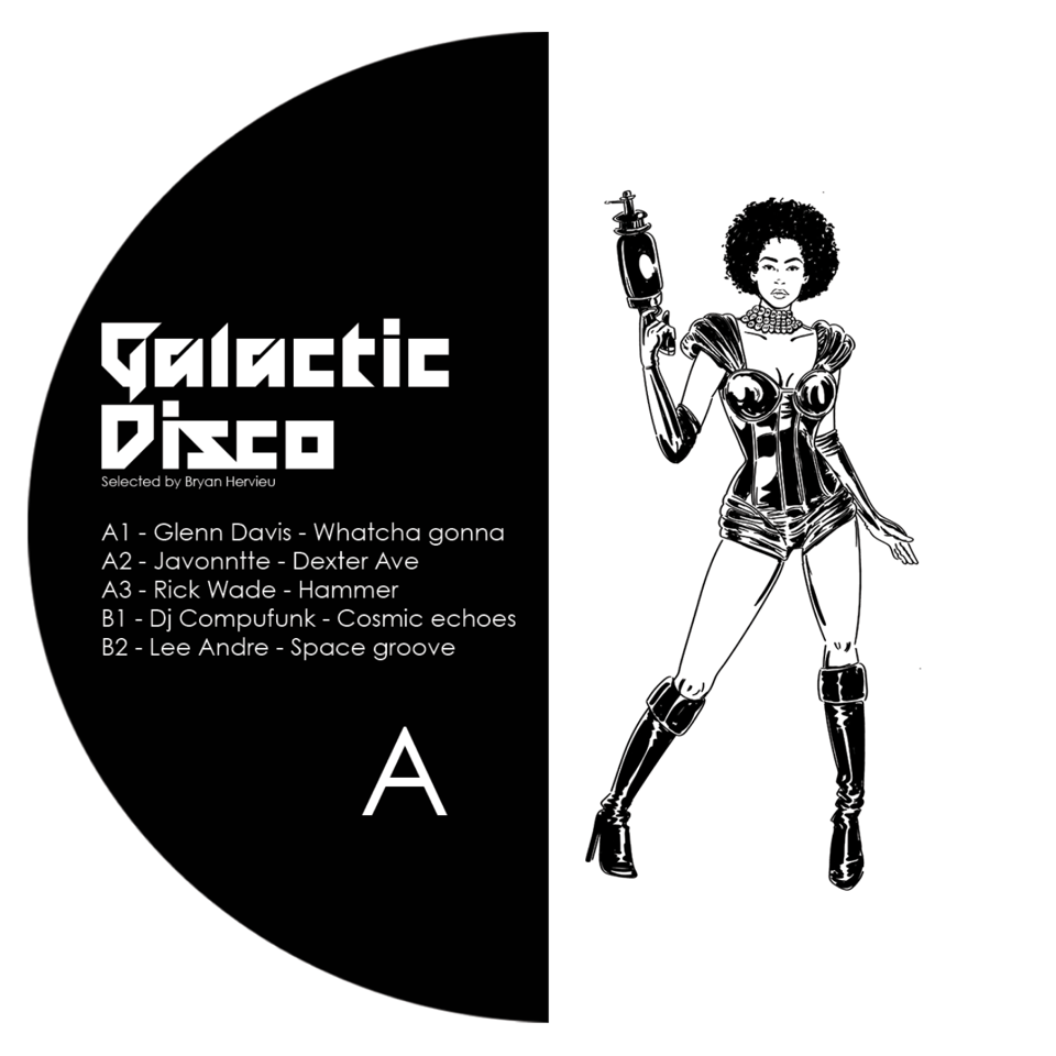 VARIOUS - (GLENN DAVIS / JAVONNTTE / RICK WADE /DJ COMPUFUNK / LEE ANDRE) - GALACTIC DISCO EP 12" (VIBES & PEPPER)